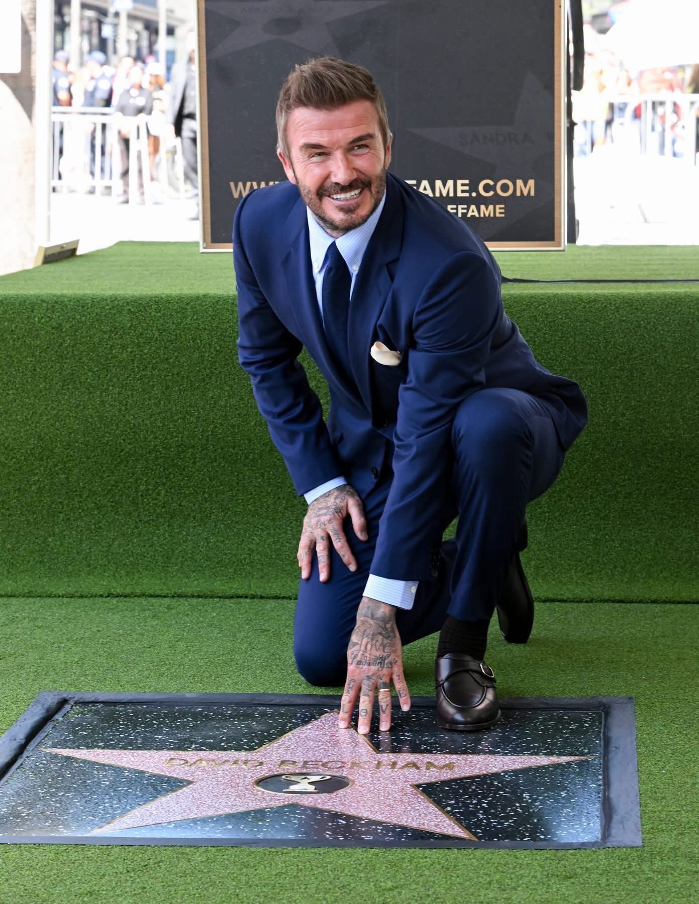 Relacionado: David Beckham recibe una estrella en el Paseo de la Fama de Hollywood.