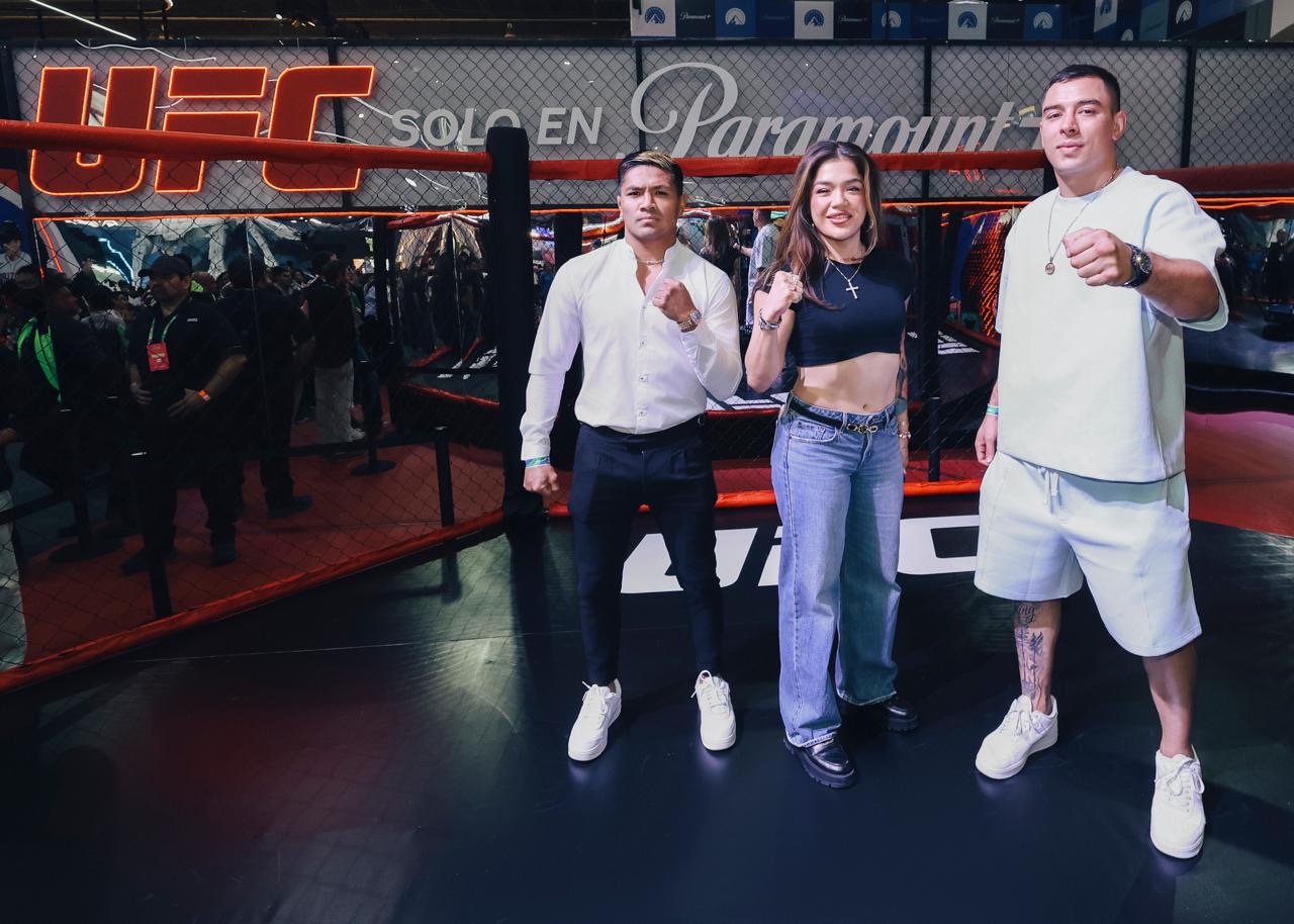 Galería ENTREFAM - EL ELENCO DE STAR TREK: STRANGE NEW WORLDS Y LOS ATLETAS DE UFC