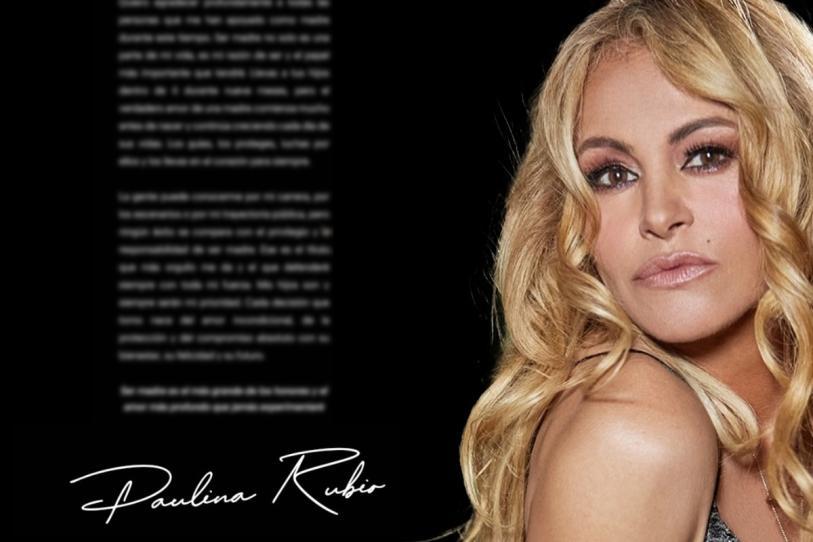 Relacionado: Paulina Rubio envía un comunicado de prensa